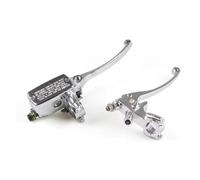embrague Control Freno Hidráulico Cilindro Maestro Del Manillar De La Motocicleta 7/8 "22 MM Con Palanca Embrague Adecuado Para La Mayoría Las Motocicletas Embrague HidráUlico(Silver)