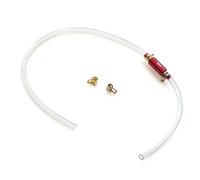 Embrague de arranque de motocicleta 1/2 juego de válvula de retención unidireccional universal de 6 mm, tubo de purga de líquido de frenos, manguera de purga de embrague(A1)