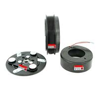 Embrague De Compresor De Coche De CA, Compatible Con Honda, Jazz 2002-2008 38800P14006 38810PWAJ02 38810PWA006 38800PCMA02 38800-P14-006 38810-PWA-J0, Compresor De Aire Acondicionado Automático