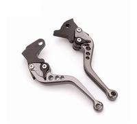 Embrague de freno de motocicleta Manetas de embrague freno ajustables en 9 colores para Royal para Enfield Guerrilla 450(Gray 147mm)