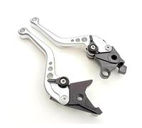 Embrague de freno de motocicleta Palanca De Embrague Freno Para Hornet 599 600 900 CB600 CB900 CB600F CB400 CBF500 CBF600 CBR600 F2 F3 F4 F4i Para Shadow 400 750(147mm Plata)