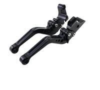 Embrague de freno de motocicleta Para Suzuki GSXR600 GSX-R 600 750 K6 K7 K8 K9 Motocicleta Manillas Palanca De Freno Palancas Embrague(Corto NEGRO)