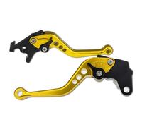 embrague de freno palanca Para Gilera Para Runner 125 FX 2T Para Poggiali Para Piaggio Para Fly 50 4T Scooter Disco Delantero Palancas Freno Tambor Trasero Manija de Palanca de Freno(Short yellow)