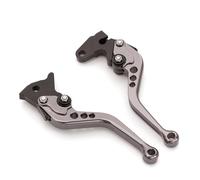 embrague de freno palanca Para Gilera Para Runner 125 FX 2T Para Poggiali Para Piaggio Para Fly 50 4T Scooter Disco Delantero Palancas Freno Tambor Trasero Manija de Palanca de Freno(Short Gray)