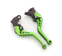 embrague de freno palanca Para Gilera Para Runner 125 FX 2T Para Poggiali Para Piaggio Para Fly 50 4T Scooter Disco Delantero Palancas Freno Tambor Trasero Manija de Palanca de Freno(Short Green)