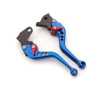 embrague de freno palanca Para Gilera Para Runner 125 FX 2T Para Poggiali Para Piaggio Para Fly 50 4T Scooter Disco Delantero Palancas Freno Tambor Trasero Manija de Palanca de Freno(Short Blue)