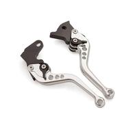 embrague de freno palanca Para Gilera Para Runner 125 FX 2T Para Poggiali Para Piaggio Para Fly 50 4T Scooter Disco Delantero Palancas Freno Tambor Trasero Manija de Palanca de Freno(Short Silver)