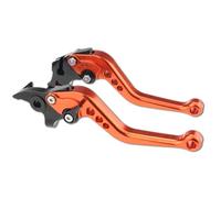 embrague de freno palanca Para Gilera Para Runner 125 FX 2T Para Poggiali Para Piaggio Para Fly 50 4T Scooter Disco Delantero Palancas Freno Tambor Trasero Manija de Palanca de Freno(Short Orange)