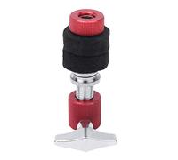 Embrague de Platillos Hi Hat, Accesorio de Kit de Batera Rojo y Negro de, Fcil Instalacin y Uso, para Tambores de Jazz con Tirantes de 1/4 de Pulgada (6 mm