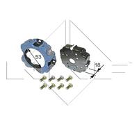 Embrague Del Compresor Apto para VW Golf 1.9D 04- NRF 38473