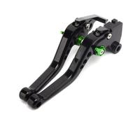 Embrague Freno Motocicleta Compatible Con Para Ninja Para ZX-25R SE 2020 2021 2022 2023 2024 Palanca De Freno De Embrague CNC Ajustable De 6 Velocidades Para Motocicleta.(Black-Green)
