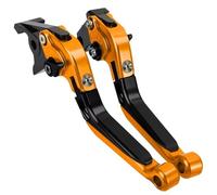 Embrague Freno Motocicleta Compatible Con Para Z1000SX Para Ninja 1000 Para Tourer Para Z1000 Para Z1000R 2017-2019 Palanca De Freno De Embrague Ajustable Plegable Para Motocicleta(Orange-Black)