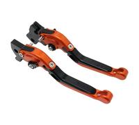 Embrague Freno Motocicleta Compatible Con Suzuki Para GSX1250 FSA ABC 2010 2011 2012 2013 2014 2015 2016, Palanca De Embrague Y Freno, Palancas Plegables Ajustables.(Orange)
