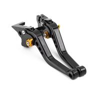 Embrague Freno Motocicleta Compatible Con Yamaha Para TMAX 500 560 Para DX Para SX Palanca De Freno Y Embrague CNC Ajustable Motocicleta De 6 Velocidades.(Black-Yellow)