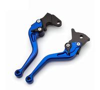 Embrague Freno Motocicleta Palanca De Freno Y Embrague Motocicleta Para CB300F 2014 2015 2016 2017 Ajustable De Aluminio Plegable CNC(Blue)