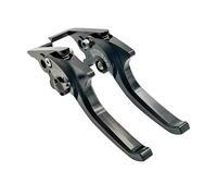 Embrague Maneta Freno para Kawasaki para Z750 2007-2012 Palanca De Freno Y Embrague con Manija De Estacionamiento CNC(Black)