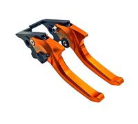 Embrague Maneta Freno para Kawasaki para Z750 2007-2012 Palanca De Freno Y Embrague con Manija De Estacionamiento CNC(Orange)