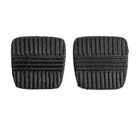 Embrague pedal negro antideslizante 8 x 5 cm Set | Goma duradera antideslizante para superficie, agarre seguro, juego de 2 unidades, color negro