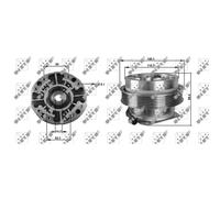 Embrague, ventilador de radiador NRF 49705