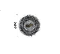 Embrague, ventilador del radiador MAHLE CFC 37 000P para ATEGO 6.374 1998-2004
