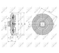 Piezas de motor > Refrigeración de motor > Embrague viscoso, ventilador del radiador
