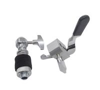 Embragues de pedal Jazzes Drum Clutches Platillos Soporte Post Jazzes Drum Parts Accesorio Color Plateado Ideal para Platillos de Tambor