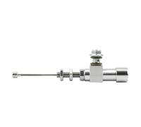 Embragues hidráulicos universales para motocicleta M10, bomba de freno de embrague hidráulico corto, accesorios universales para Pitbike Bomba Hidráulica de Refuerzo(Silver)