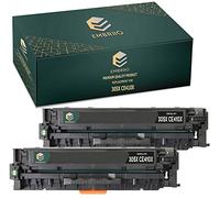 EMBRIIO 2X CE410X 305X Negro Cartucho Tóner Reemplazo para HP LaserJet Pro 300 M351a MFP M375nw Pro 400 M451dn M451dw M451nw MFP M475dn M475dw