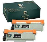 EMBRIIO 2X TN-2320 TN2320 Cartucho Tóner Reemplazo para Brother HL-L2300D HL-L2340DW HL-L2360DN HL-L2365DW DCP-L2500D DCP-L2520DW DCP-L2540DN MFC-L2700DW MFC-L2720DW MFC-L2740DW