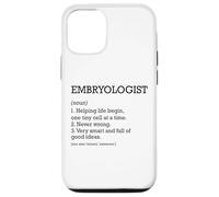 Embriólogo Definición de trabajo Embriología divertida personalizada Carcasa para iPhone 12/12 Pro