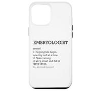 Embriólogo Definición de trabajo Embriología divertida personalizada Carcasa para iPhone 12 Pro Max