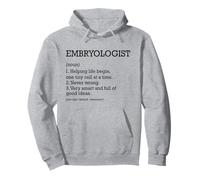 Embriólogo Definición de trabajo Embriología divertida personalizada Sudadera con Capucha