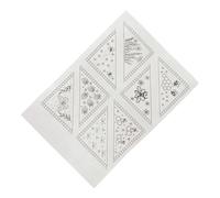 Embroidered Corner Bookmark Kit - Spring Book Mark Making Set, Embroidered Bookmark Craft Kit for Beginners Adults Women Men Readers Hobbyists Home Room Family Time Sewing Use, 7.87x11.81 Inches