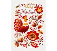 Embroidered Folk Art Notebook: A Floral Hardcover Journal Inspired by Traditional Folk Motifs