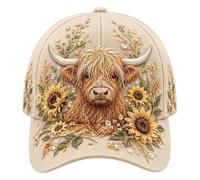 Embroidered Hats For Women - Vintage Funny Rustic Adjustable Embroidered