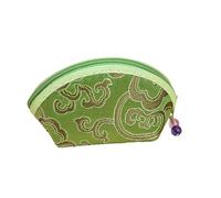 Embroidery Coin Purse - Colored Silk Cloth 12x8x5cm | Chinese Wallet For