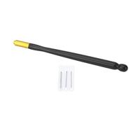 Embroidery Crochet Hook Plastic Handle Multifunctional Crochet Embroidery Beading Tool Exquisite Craftsmanship Lightweight Portable French Tambour Hook for Embroidery Beading (Mango negro)