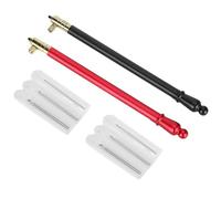 Embroidery Crochet Hook Set with Stainless Steel Handle | Ergonomic Secure Grip for Tambour Beading/Sewing/Crafts | 3 Needle Sizes for French Embroidery & Crochet