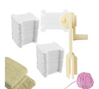 Embroidery Floss Bobbins - 120 Pieces Crochet Storage with Winder, Sewing Machine Bobbin Organizer, Thread Storage for Adults, Women, Men, Craft Lovers, Quilting, Cross