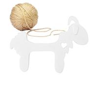 Embroidery Floss Bobbins - Soft Cotton, Thread Storage Tool | Wool Yarn Holder in Sheep Shape, Portable Organizer for Quilting Projects, Sewing, Crafts, Home Studio, Tailoring, Sewers, Disfraz