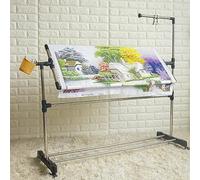 Embroidery Frame,Cross Embroidery Frame,Adjustable Height,Pulley Design,Easy To Move,Can Be Used As a Hanger,For Cross Stitch Needle Work, LJJY-KK