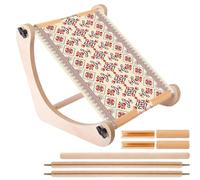 Embroidery Hoop Holder - Wood Adjustable Embroidery Holder | Embroidêry Stand | Hands-Free Cross- Scroll Frame, for Lap or Desktop Sewing, Three Rod Sizes 21/30/40cm