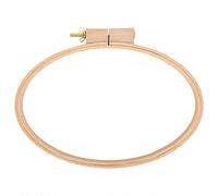 Embroidery Hoop Horizontal Oval Frame Wide Wooden Craft Desktop DIY Cross Stitch Supplies for Lazy Embroidery Lovers and Craft Enthusiasts Material Wood Size 29.5cm x 20cm x 2cm