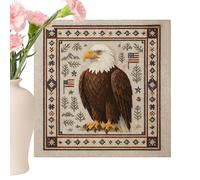 Embroidery Kit - Hummingbird Cross Stitching Set with Floral Pattern, Complete DIY Embroidery Craft Kit for Beginners and Adults, Relaxing Hobby Craft Activity for Home, Family, and Holiday Gifting