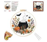 Embroidery Kit Theme DIY Sewing Art Craft Material | Embroidery Kits Adults