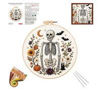 Embroidery Kit Theme DIY Sewing Art Craft Material | Embroidery Kits Adults