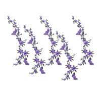 Embroidery Patches - Bouquet Floral Butterfly Fabric Appliques, Handmade Sewing Decoration Set, Repair Craft Iron On Stickers | Decorative Clothing Patch Kit For Jackets Blouses Bags Hats Jeans