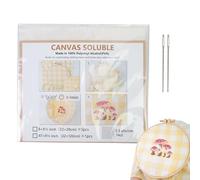 Embroidery Stabilizer Film - 8.66in Water Soluble Topping for Machine and Hand Sewing, Perfect for Stitching Letters, Floral Patterns, and Decorative Bags, Beginner Friendly Craft Supply