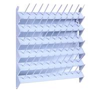 Embroidex Deluxe Soporte para 60 bobinas de hilo cónico, organizador para máquina de coser y bordar, fácil instalación