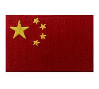 EmbTao Bandera de la República Popular China Chino Emblema nacional Parche Bordado de Aplicación con Plancha